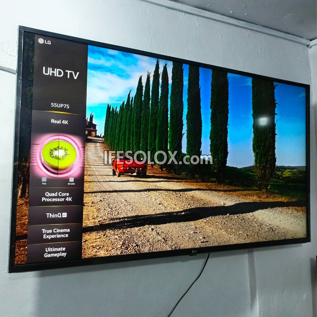 LG 55 inch 55UP71 ThinQ AI webOS Smart 4K UHD HDR TV with