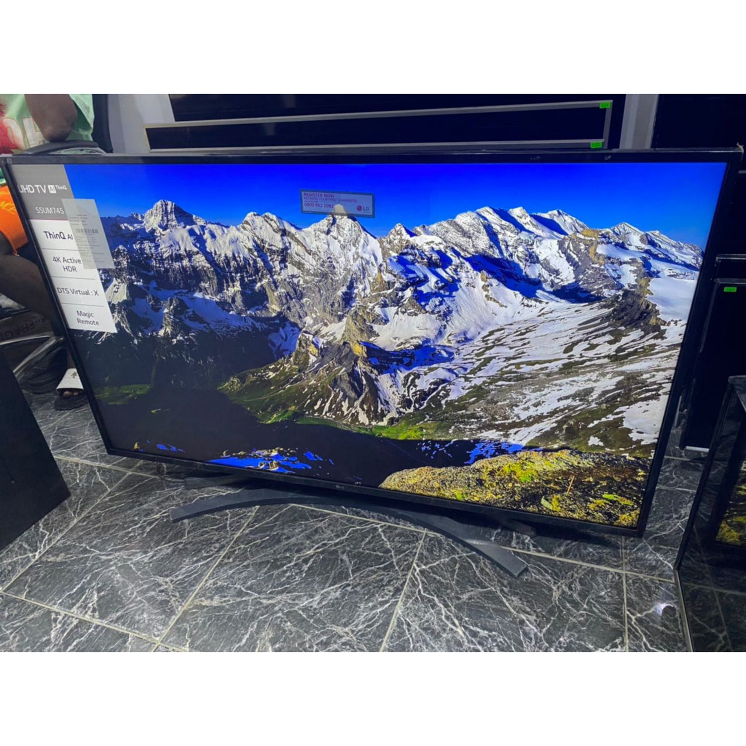LG TV UHD 43 pouce UK6400 Séries TV LED Smart IPS 4K Ecran 4K HDR avec  ThinQ AI
