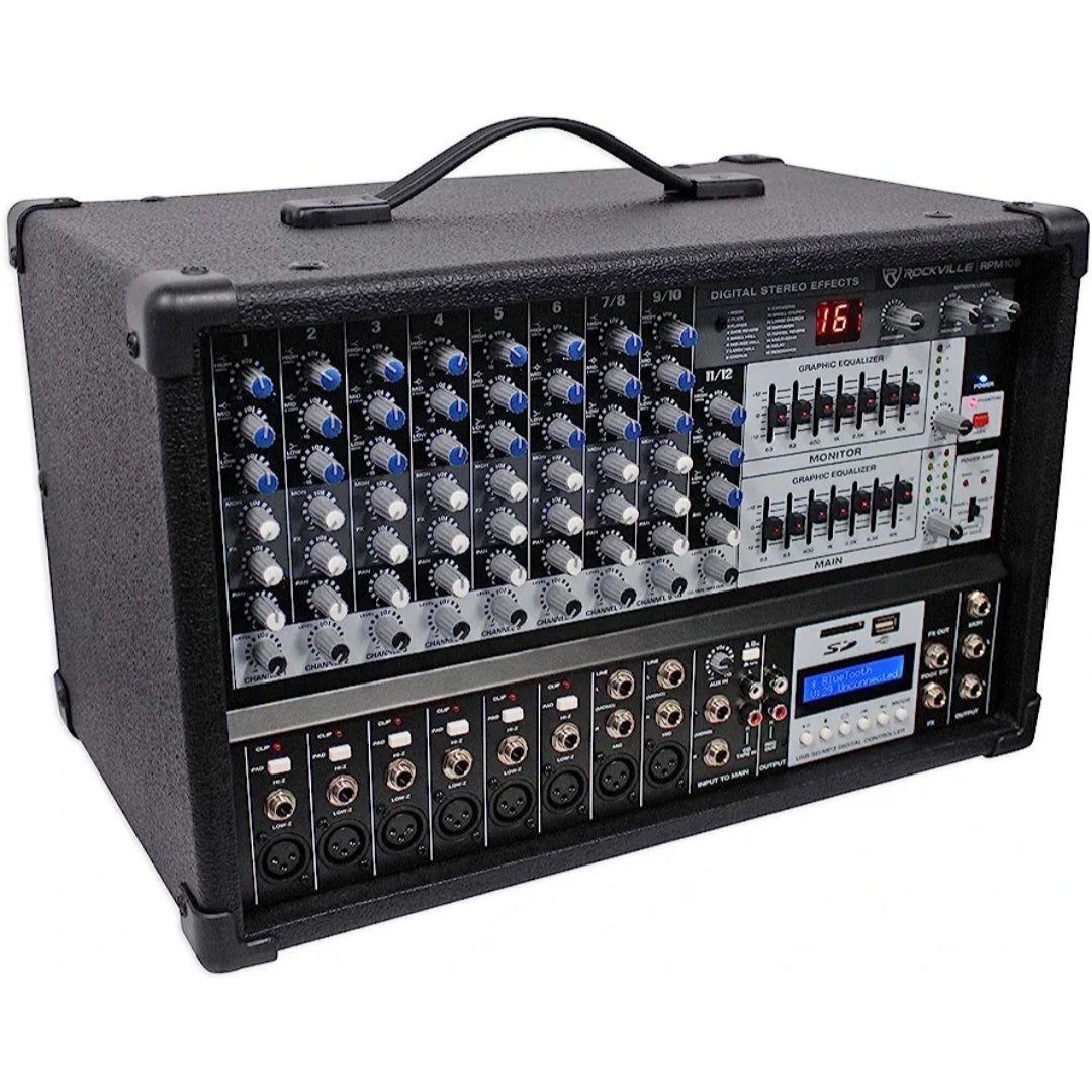 Powered mixers