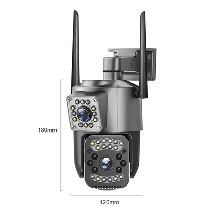 SLX V380 WiFi Smart IP Camera (1 Bullet Camera and 1 PTZ Motion Sensor Camera) - Brand New