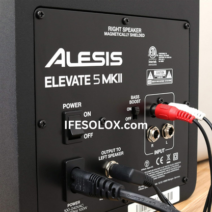 Alesis Elevate 5 MKII Dual (2-Way) 5" Powered Studio Monitor Speaker - Brand New