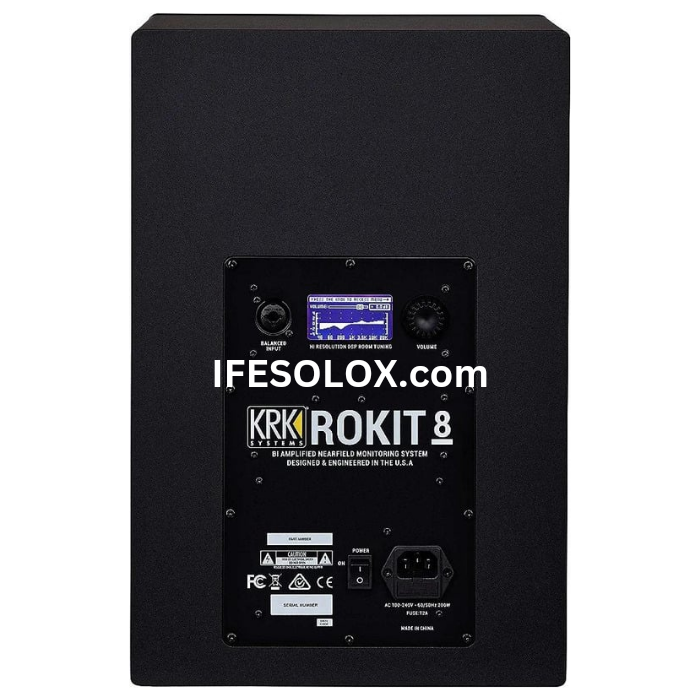 KRK ROKIT 8 G4 Dual (2-Way) 8" Powered Near-Field Studio Monitor Speaker for Music Production - Brand New