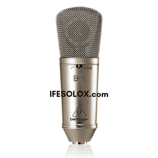 Behringer B-1 Gold-Sputtered Large-Diaphragm Studio Condenser Microphone - Brand New