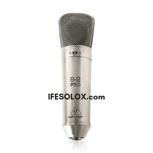 Behringer B-2 PRO Gold-Sputtered Large Dual-Diaphragm Studio Condenser Microphone - Brand New