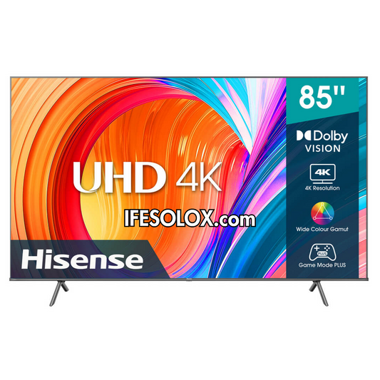 Hisense 85 Inch 85A7H series Smart 4K UHD LED TV + 1 Year Warranty (Free Wall Mount) - Brand New
