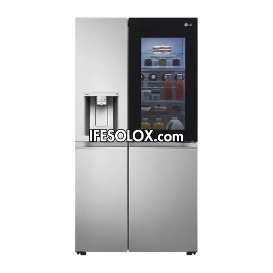 LG GC-X257CSES 674L Smart Inverter InstaView Side By Side Refrigerator with Water Dispenser - Brand New