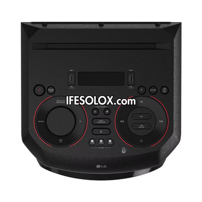 LG XBOOM RN5 Super Bass Blast Bluetooth HiFi Home Theater + Karaoke, Guitar Input & DJ App - Brand New