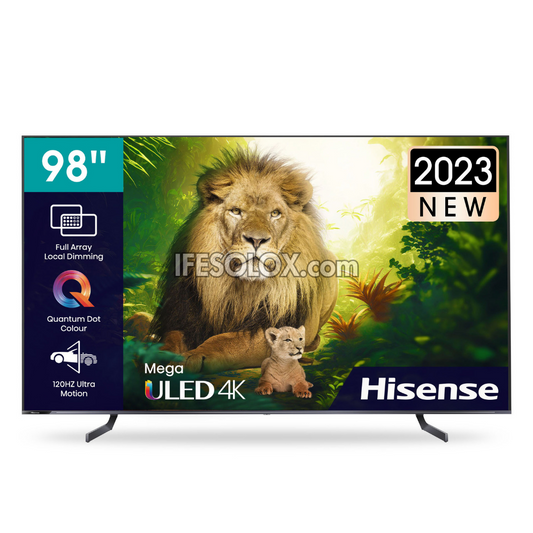 Hisense 98 Inch 98U7H ULED™ Premium Quantum Dot Smart 4K ULED TV + 1 Year Warranty (Free Wall Mount) - Brand New