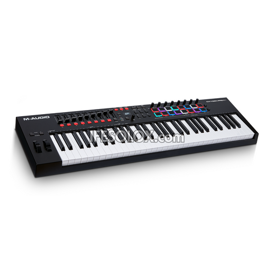 M-AUDIO Oxygen Pro 61 USB Powered MIDI Keyboard Controller with 61 Keys and MIDI out - Brand New