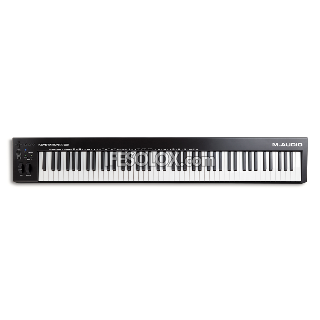 M-AUDIO Keystation 88 USB MIDI Keyboard Controller with Semi-weighted 88 Keys - Brand New