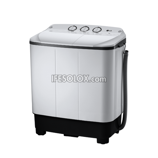 LG WP-810RD 7kg RollerJet Twin Tub Top Load Washing Machine - Brand New
