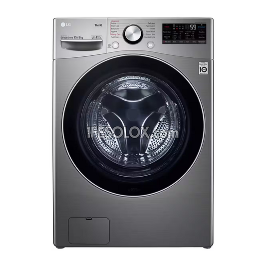 LG F0L9DGP2S 15kg Washer 8kg Dryer, ThinQ WiFi Smart Automatic Front Load Washing Machine - Brand New