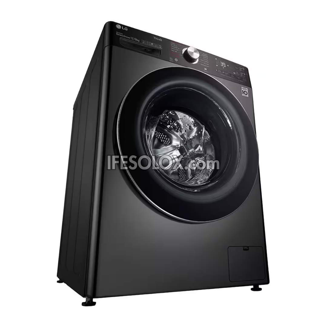 LG F4V9BCP2EE 12kg Washer 8kg Dryer, ThinQ WiFi Smart Automatic Front Load Washing Machine - Brand New