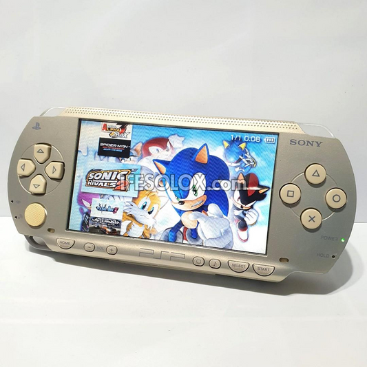 PlayStation Portable PSP 1000 series Game Console with 16GB Memory Stick and 15 Games (Gold) - Foreign Used