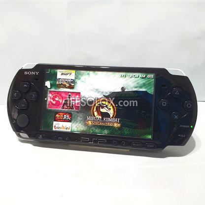 PlayStation Portable PSP 3000 series Game Console with 16GB Memory Stick and 15 Games (Black) - Foreign Used