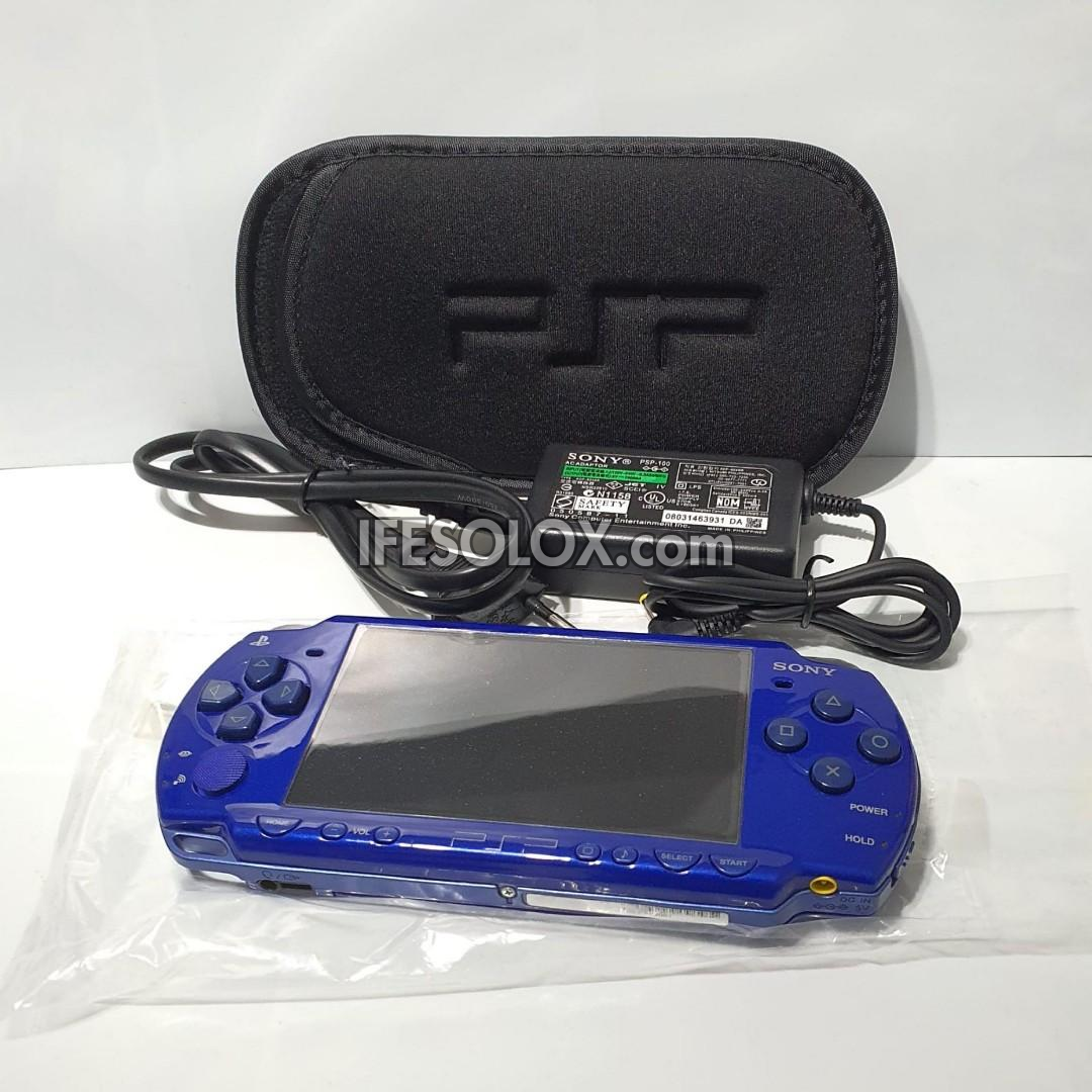 PlayStation Portable PSP 2000 series Slim Game Console with 16GB Memory Stick and 15 Games (Blue) - Foreign Used