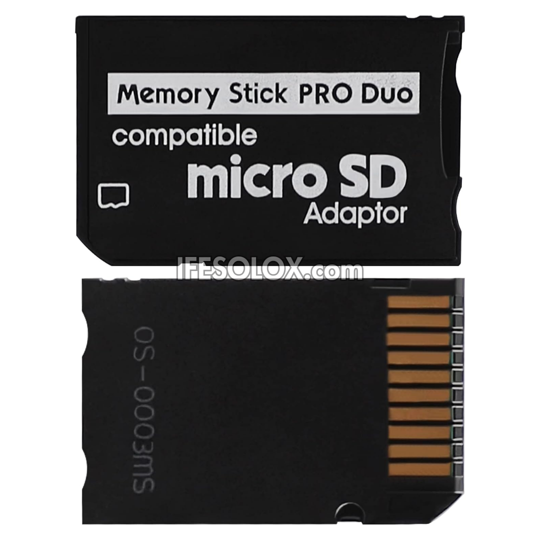 Memory Stick Pro Duo Adapter used by Micro SD Card (TF card) for Sony PSP 1000, 2000, 3000 and E1000