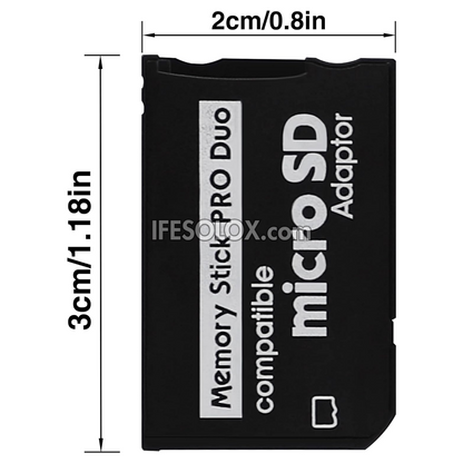 Memory Stick Pro Duo Adapter used by Micro SD Card (TF card) for Sony PSP 1000, 2000, 3000 and E1000