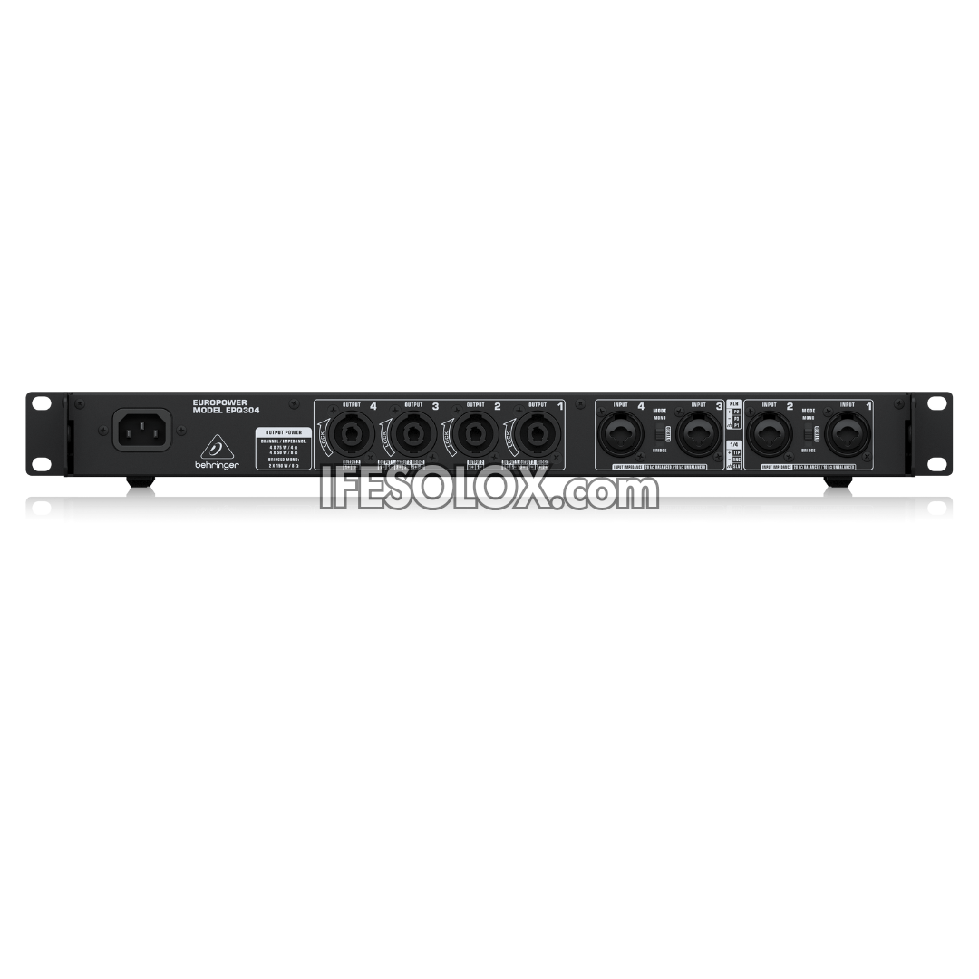 Behringer EUROPOWER EPQ304 Professional 300W 4-Channel Power Amplifier with ATR - Brand New