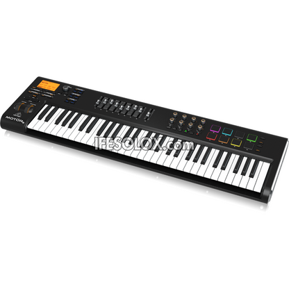 Behringer MOTOR 61 61-Key USB/MIDI Keyboard Controller with Motorized Faders and Touch-Sensitive Pads - Brand New