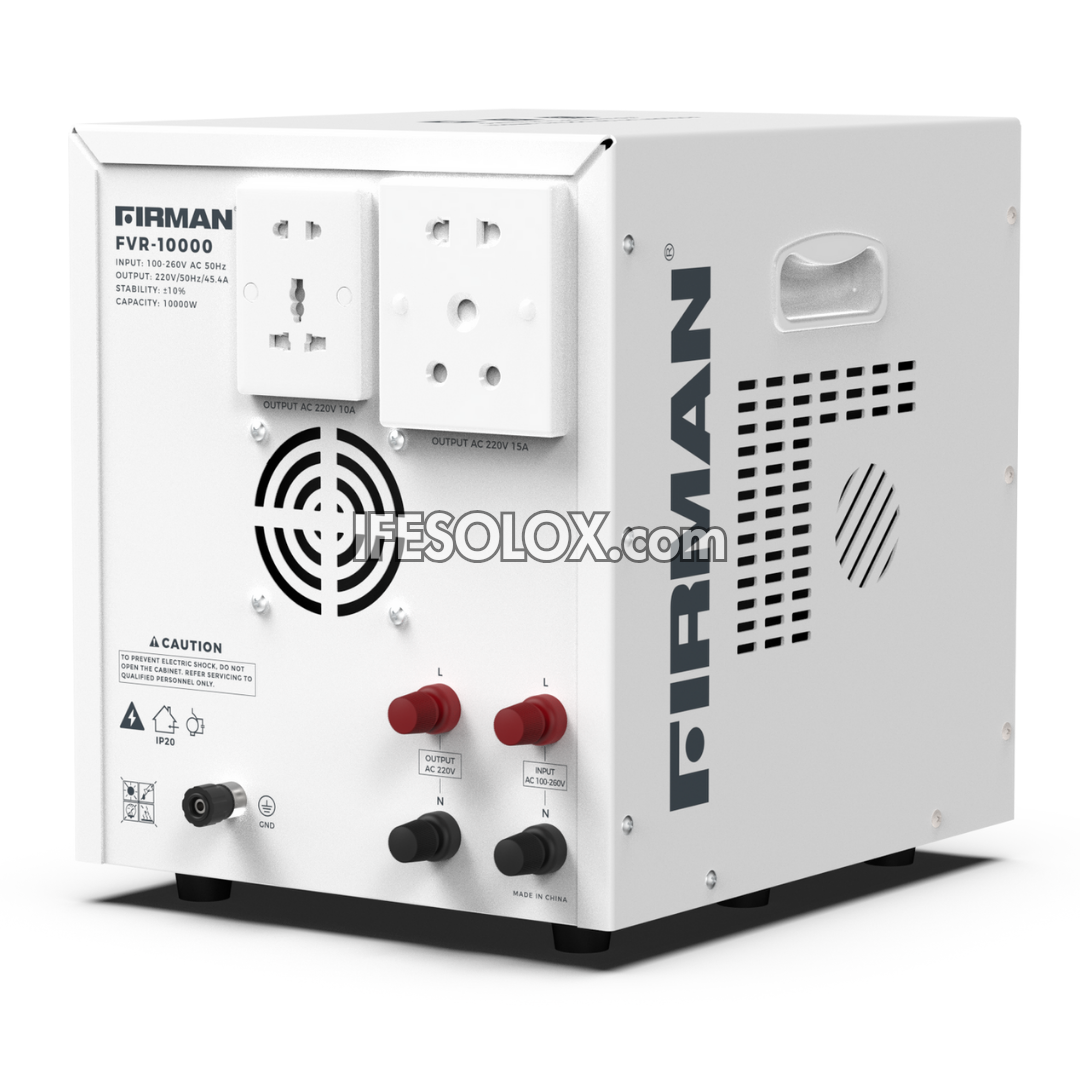 FIRMAN FVR-10000W 10000Watts Automatic Voltage Regulator with USB Charging Port - Brand New