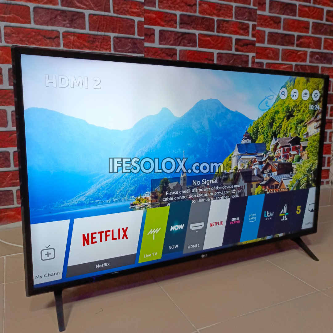 LG 43 pouces 43UK6300 Series webOS Smart, IPS 4K UHD Active HDR TV + Bluetooth - Utilisé à l'étranger 