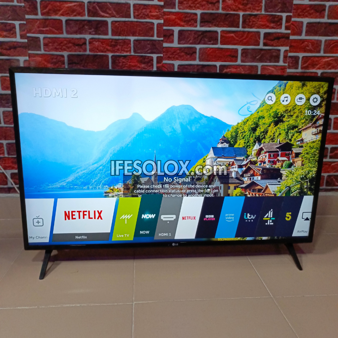 LG 43 pouces 43UK6300 Series webOS Smart, IPS 4K UHD Active HDR TV + Bluetooth - Utilisé à l'étranger 