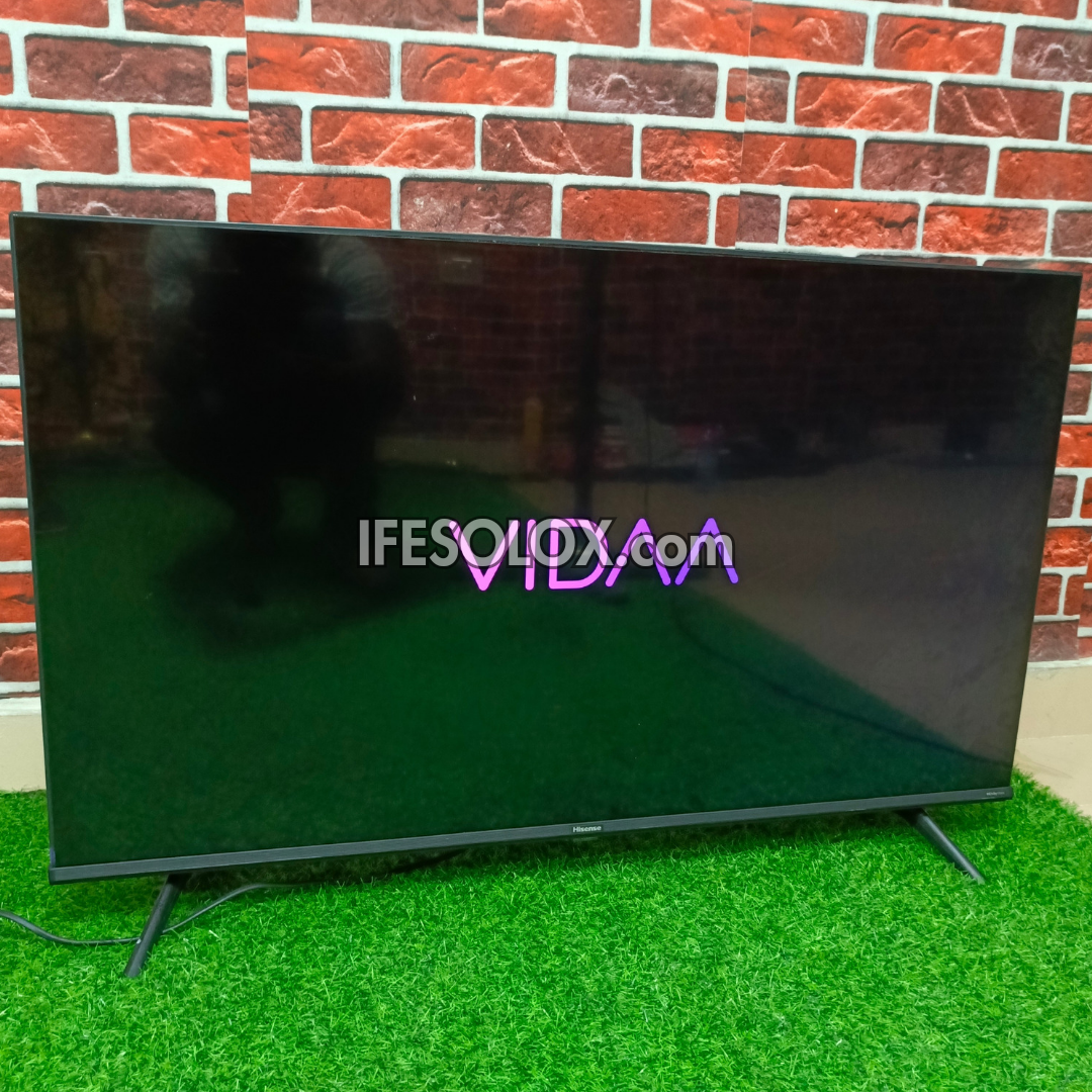 Hisense 43 inch 43A6G VIDAA Smart 4K UHD LED Frameless TV (Built-in WiFi, Miracast) - Foreign Used