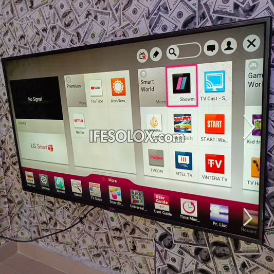LG 55 Inch 55LN5700 Widescreen 1080p Full HD Smart Internet LED TV - UK Used