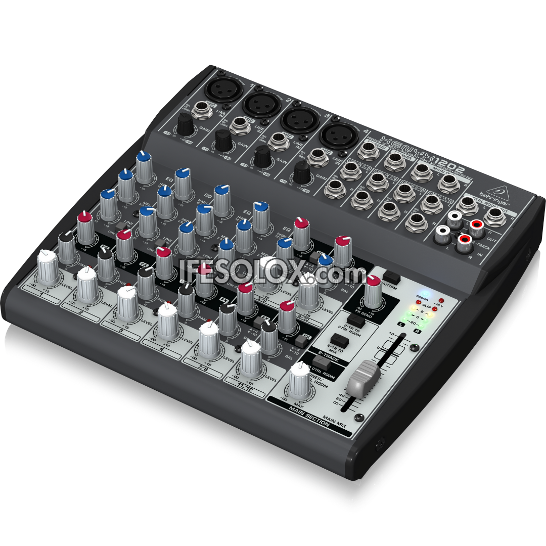 Behringer XENYX 1202 12-Input Mixer with XENYX Mic Preamps and British EQ - Brand New