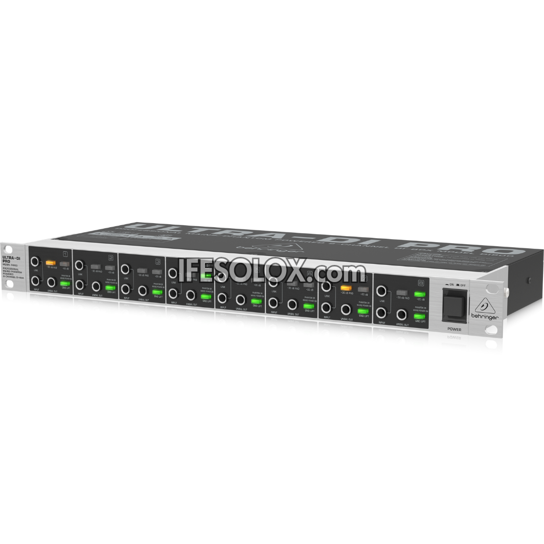 Behringer DI800 ULTRA-DI PRO Professional 8-Channel Mains/Phantom Behringer DI800 ULTRA-DI PRO Professional 8-Channel Mains/Phantom