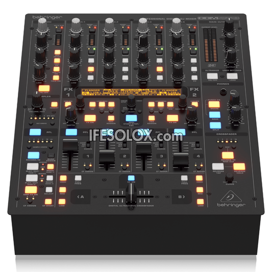 Behringer DDM4000 Professional 5-Channel Digital DJ Mixer with Sampler, Dual BPM Counter, FX Sections, MIDI - Brand New