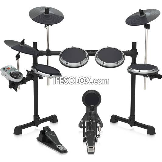 Behringer XD8USB 8-Piece Electronic Drum Set with 123 Sounds, 15 Drum Sets and USB Audio Interface - Brand New