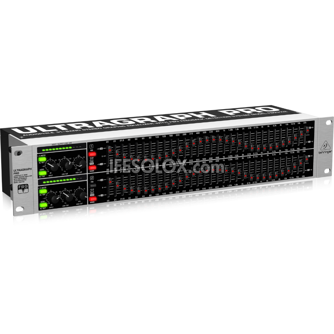 Graphics Equ Behringer ULTRAGRAPH PRO FBQ3102 Audiophile 31-Band Stereo Graphic Equ ...