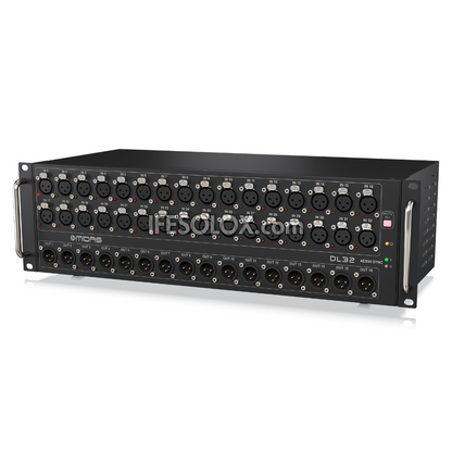 MIDAS DL32 Digital Stage I/O Box with 32 Midas Microphone Preamp input, 16 Outputs, ULTRANET & ADAT Interfaces - Brand New