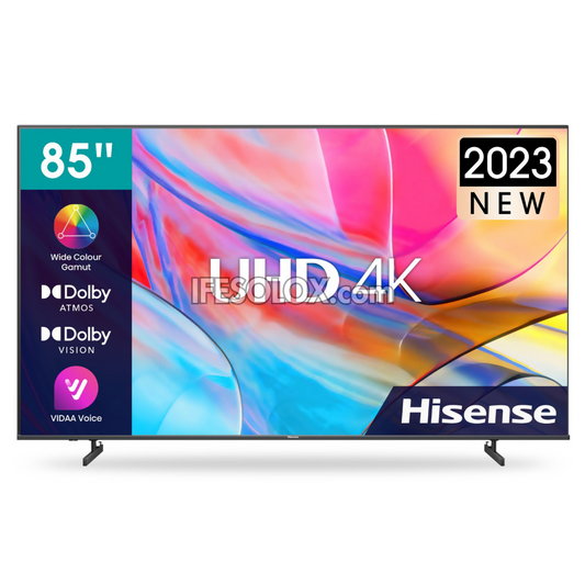 Hisense 85 Inch 85A7K Smart 4K UHD LED TV + 1 Year Warranty (Free Wall Mount) - Brand New