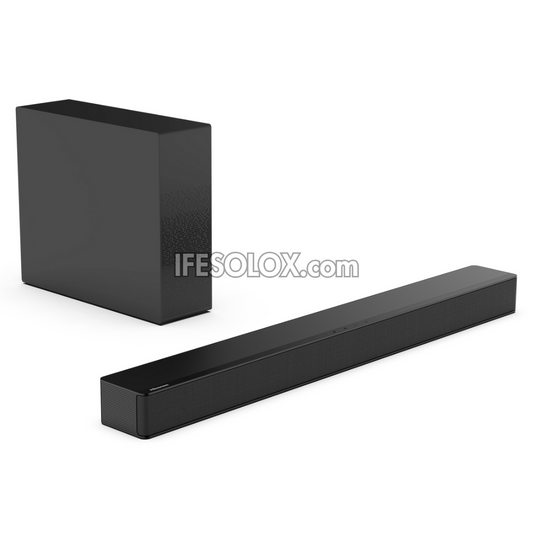 Hisense HS2100 2.1Ch 240W Bluetooth Sound Bar with Wireless Subwoofer + Dolby Atmos - Brand New