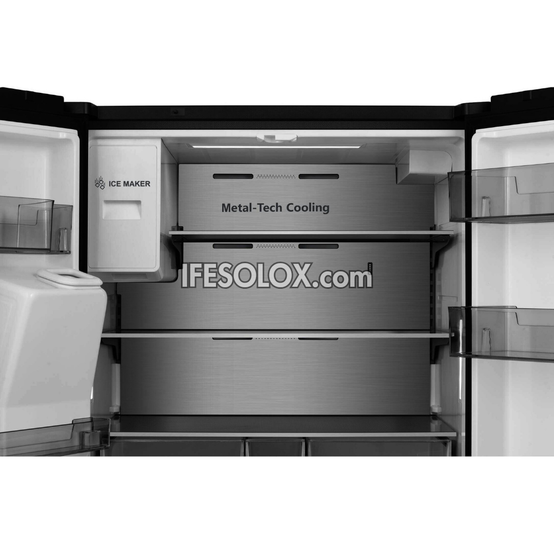 Hisense REF 68WCB 522L Side by Side Refrigerator with LED display, Ice Maker + 1 Year Warranty - Brand New