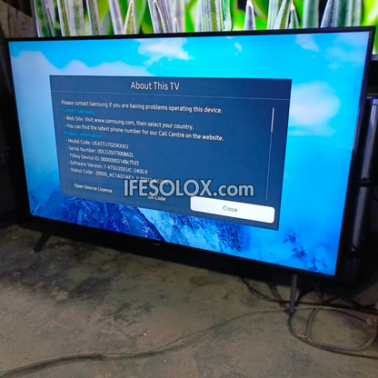 SAMSUNG 43 Inch UE43TU7020K 2020 Crystal Processor 4K UHD HDR Smart Apple TV - UK Used