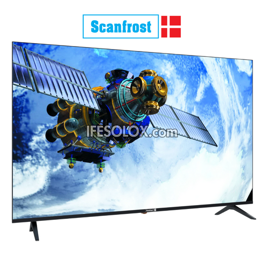 ScanFrost 65 inch SFLED65AN Andromeda Series Smart 4K UHD Frameless Google TV + 1 Year Warranty - Brand New