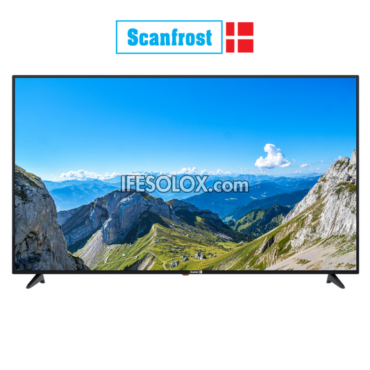 ScanFrost 75 inch SFLED75AN Andromeda Series Smart 4K UHD Frameless Google TV + 1 Year Warranty - Brand New