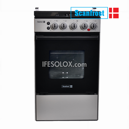 ScanFrost SFC5312S 50x50 (3+1) Oven Gas Cooker with 3 Gas Burners and 1 Electric Plate - Brand New