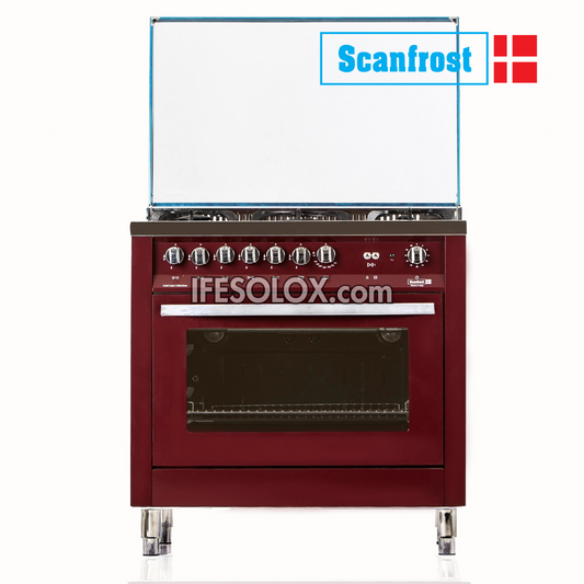 ScanFrost PRG96G2G 60x90 Premium Italian Oven Gas Cooker with 5 Gas Burners - Brand New