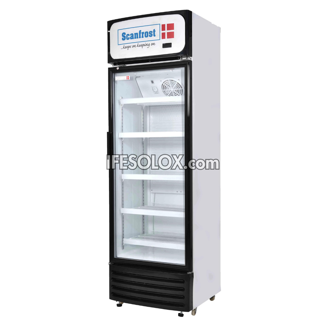 ScanFrost SFUC400 400L Single Door Showcase Beverage Chiller - Brand New