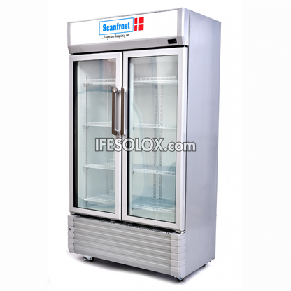 ScanFrost SFUC600 600L Double Door Showcase Beverage Chiller - Brand New