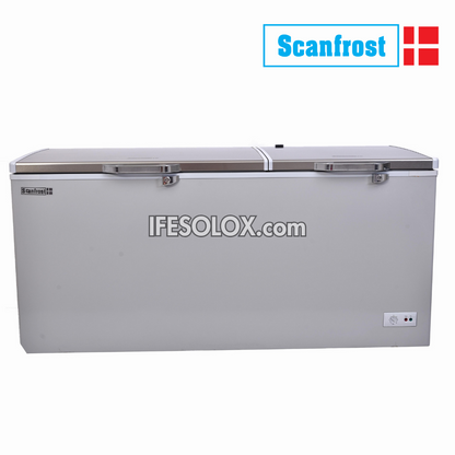ScanFrost SFL500PRE  500 Liters Premium Double Door Chest Deep Freezer - Brand New