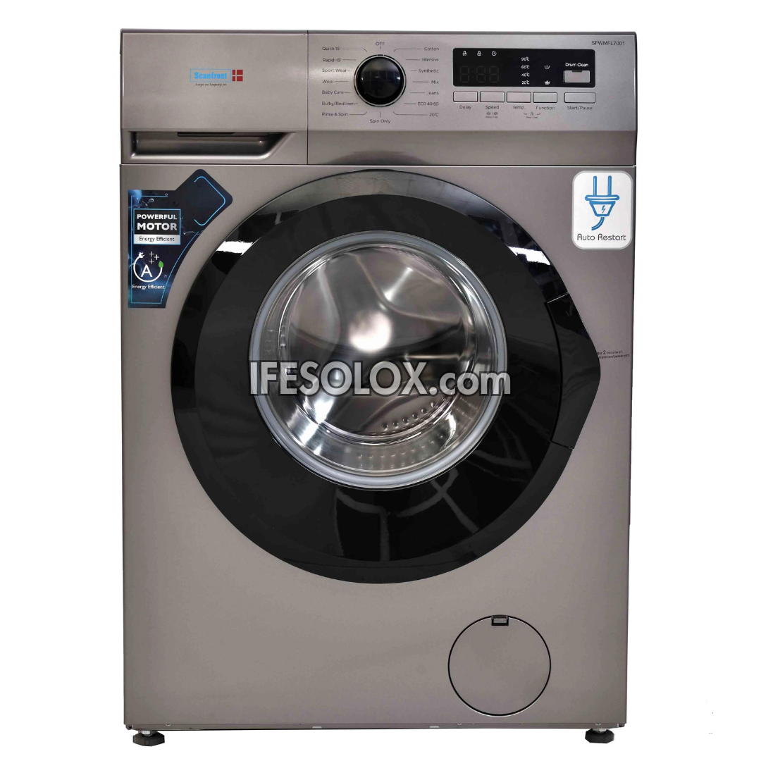 ScanFrost SFWMFL7001 7kg Automatic Front Load Washing Machine - Brand New