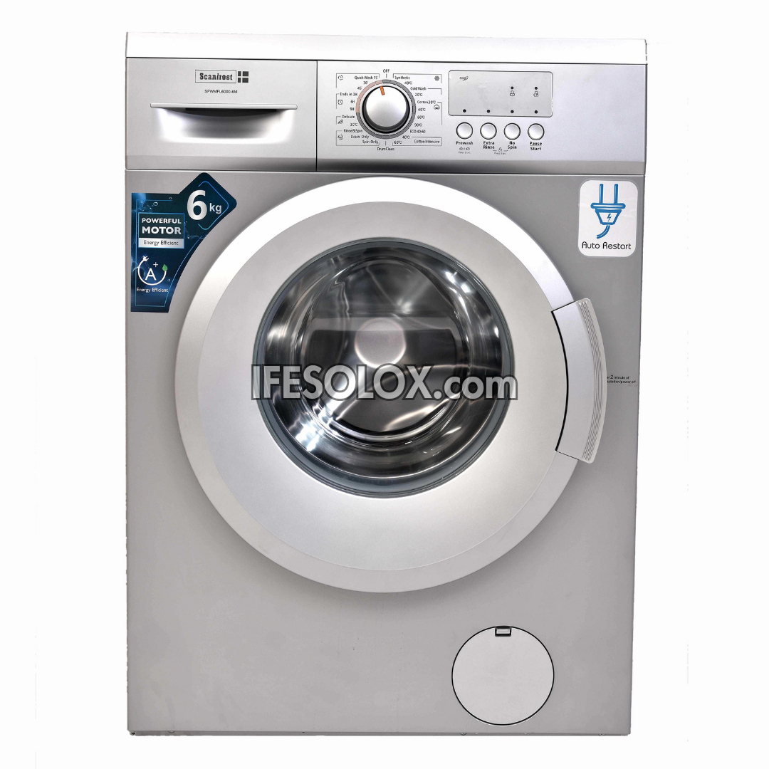 ScanFrost SFWMFL6000 6kg Automatic Front Load Washing Machine - Brand New