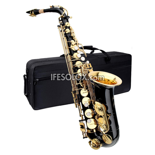 Black Gold Alto Saxophone for Beginners, Professionals and Concerts - Brand New