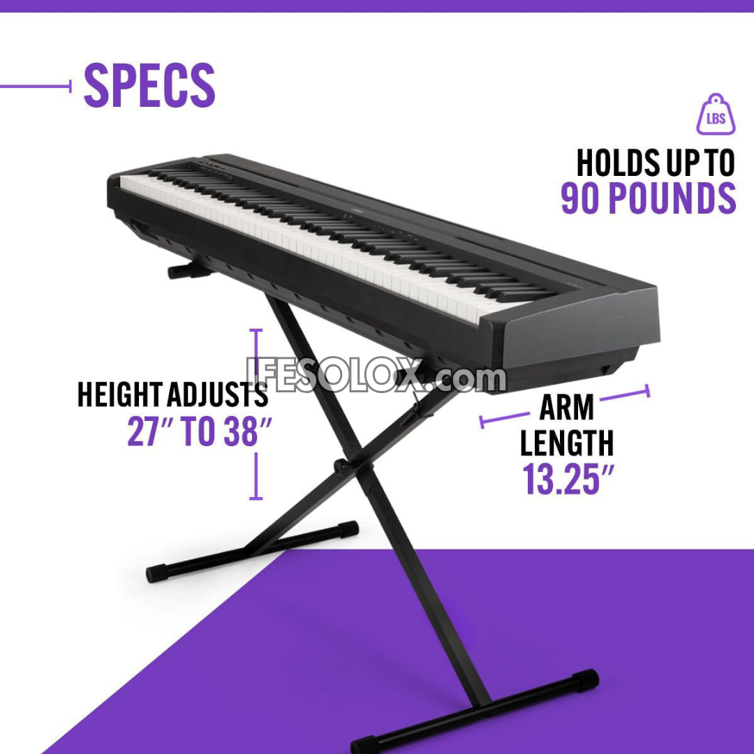 Single X-Shaped Musical Keyboard (Piano) Adjustable Stand - Brand New